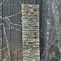 Coloured lines 45 2023, 79x20, Lack auf Acrylglas, € 590 SOLD